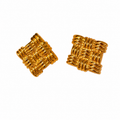 Clips dorés tressés Butler & Wilson
