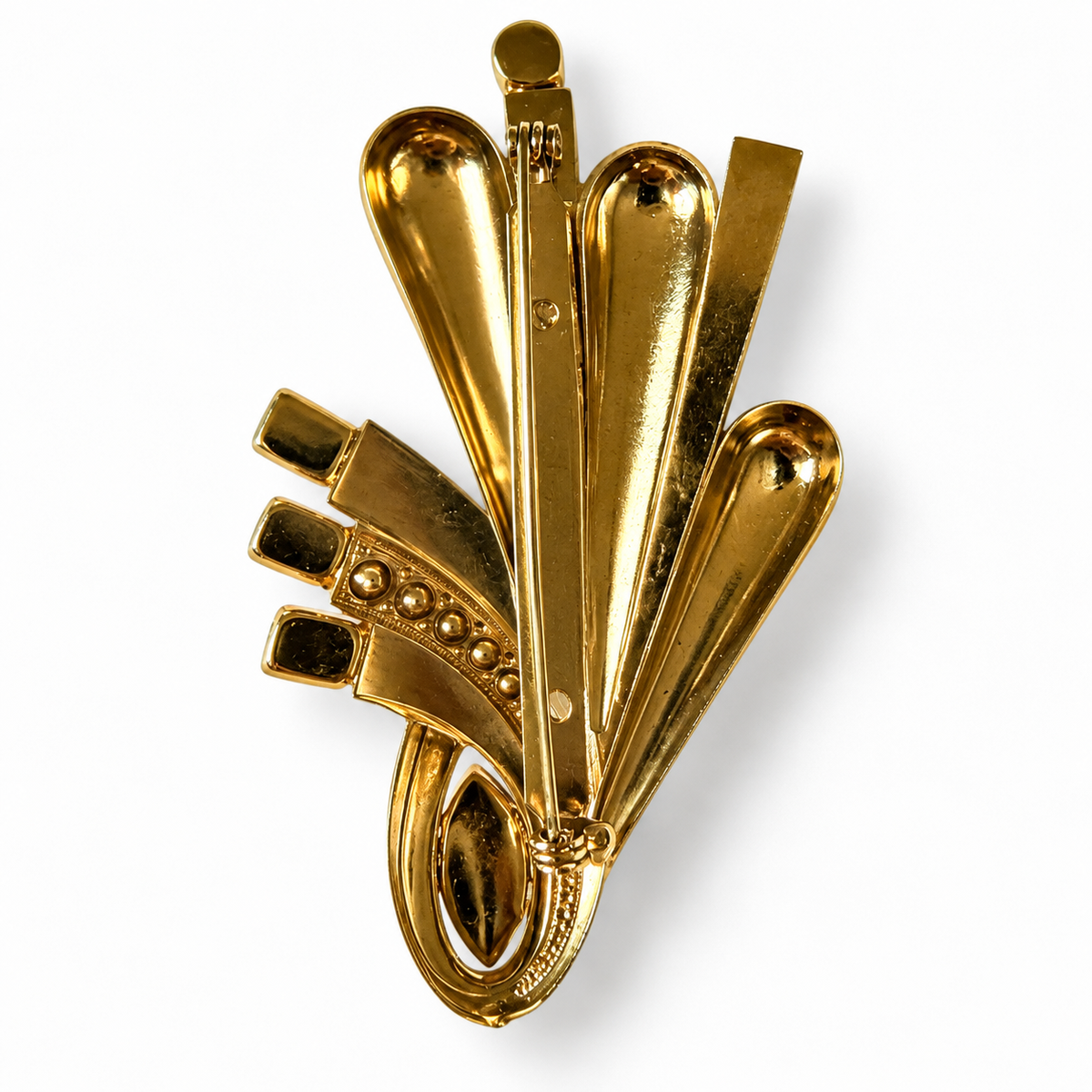Broche éventail