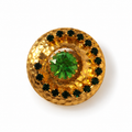 Broche eclipse verte