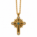 Collier croix solaire