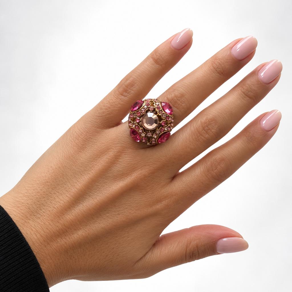 Bague Kenneth Jay Lane rose