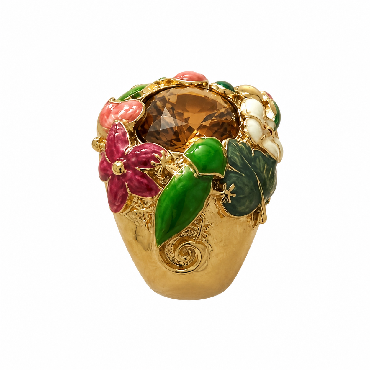 Bague cocktail "le jardin"