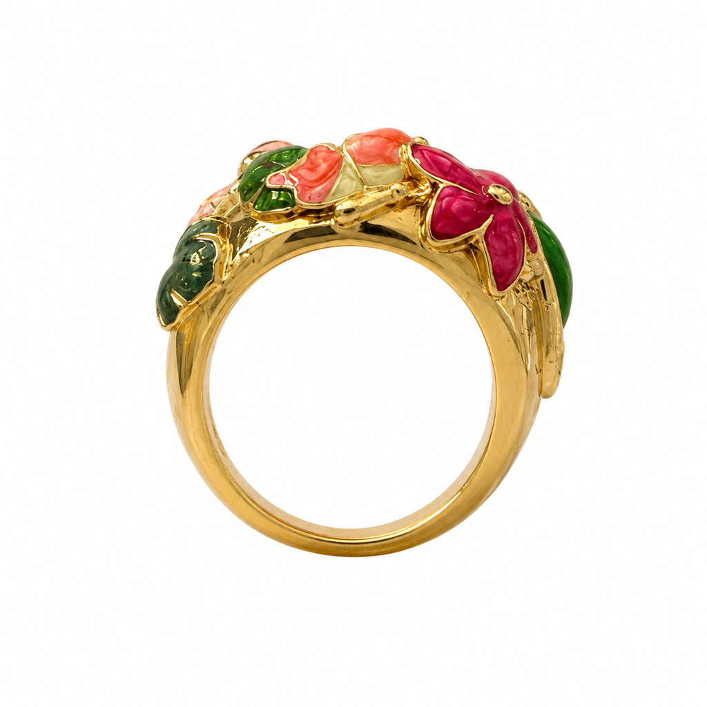 Bague cocktail "le jardin"