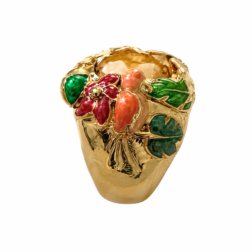 Bague cocktail "le jardin"