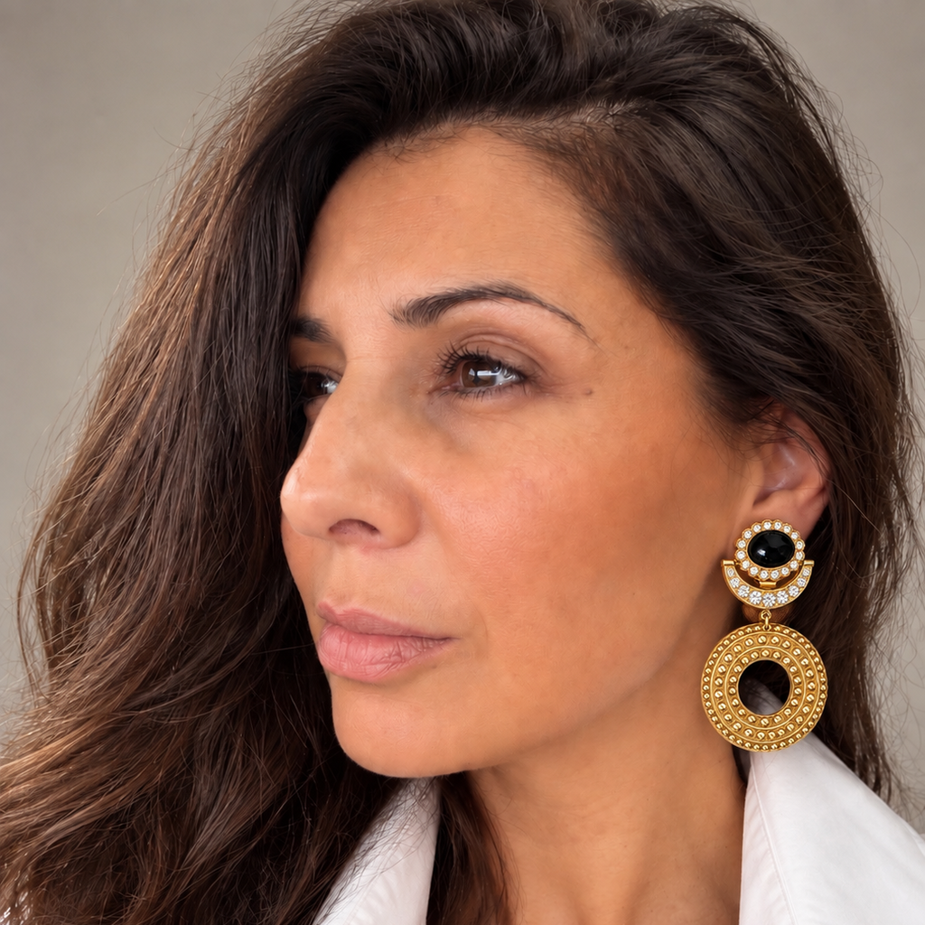 Boucles d'oreilles XL basculantes