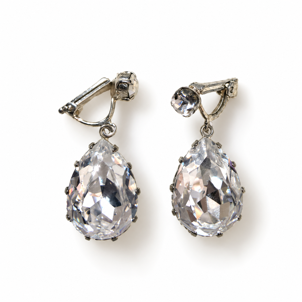 Boucles d'oreilles Goutte de cristal