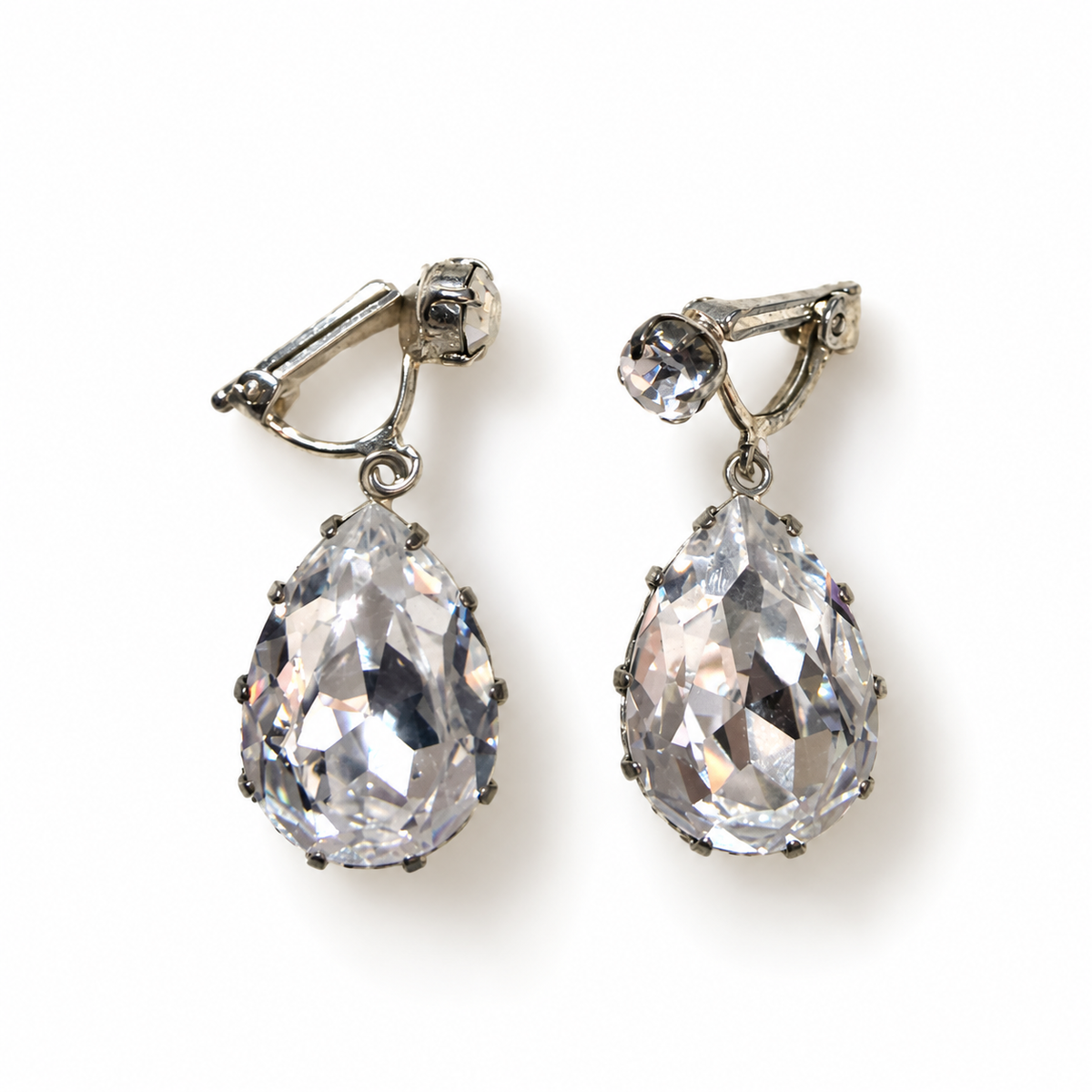 Boucles d'oreilles Goutte de cristal