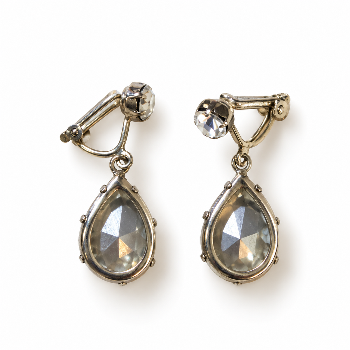 Boucles d'oreilles Goutte de cristal