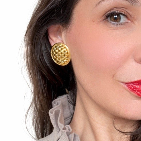Boucles d’oreilles vintage Villani à clips