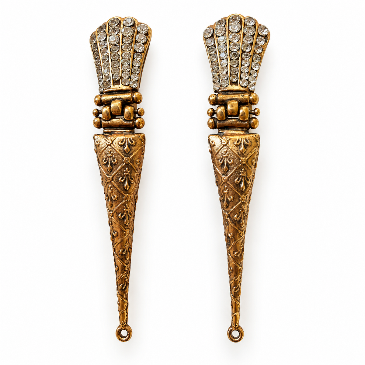 Boucles d'oreilles coniques