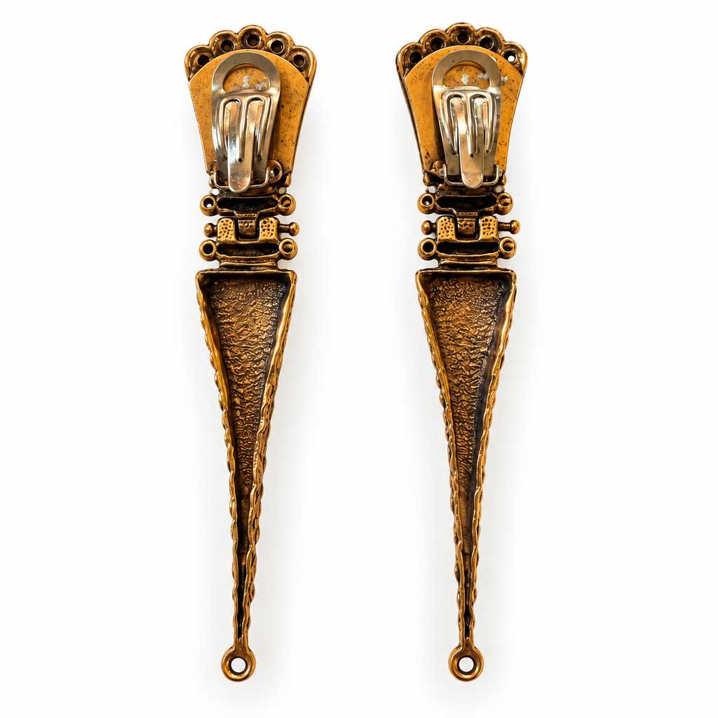 Boucles d'oreilles coniques