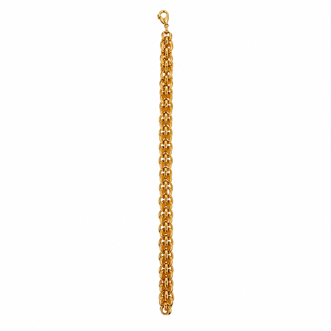 Bracelet vintage doré pierres bleues – Bracelet d'apparat élégant esprit joaillerie