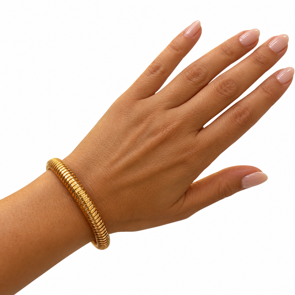 Bracelet maille ressort