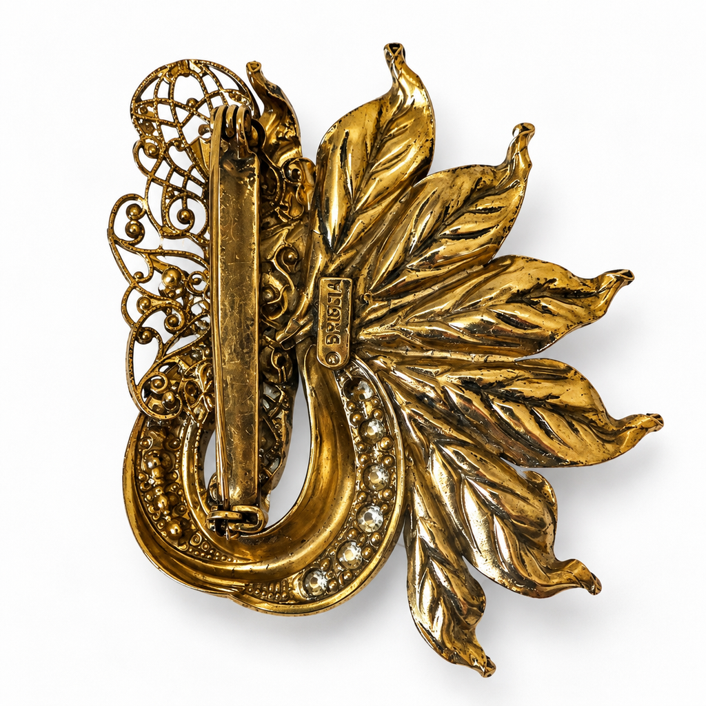 Broche Briglia Bouquet Bleu