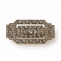 Broche style art déco