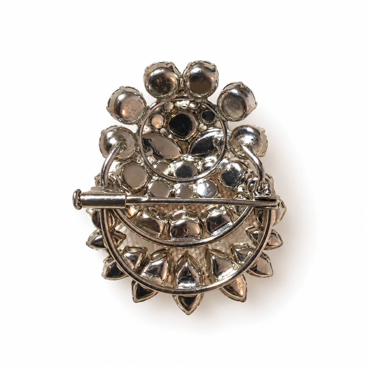 Broche cascade bleu glacier