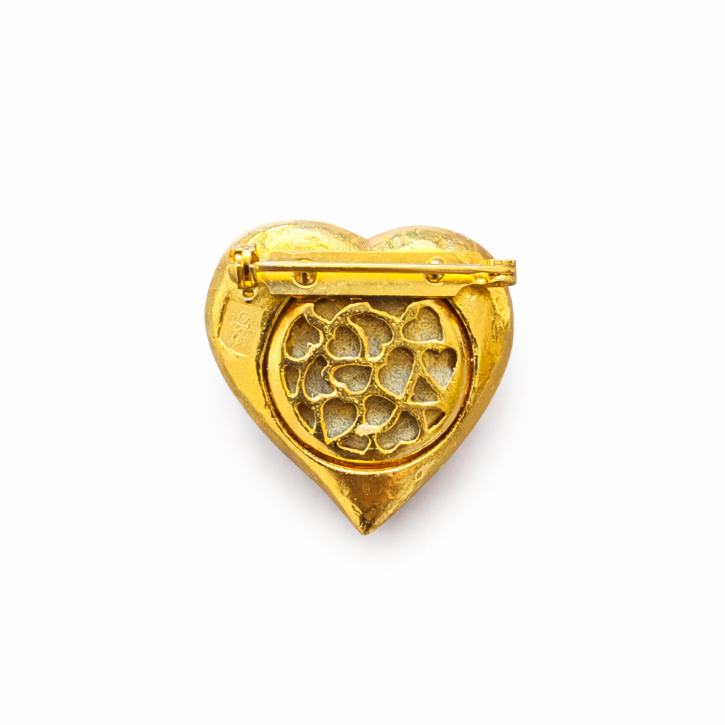 Broche cœur vintage de la marque Oslo