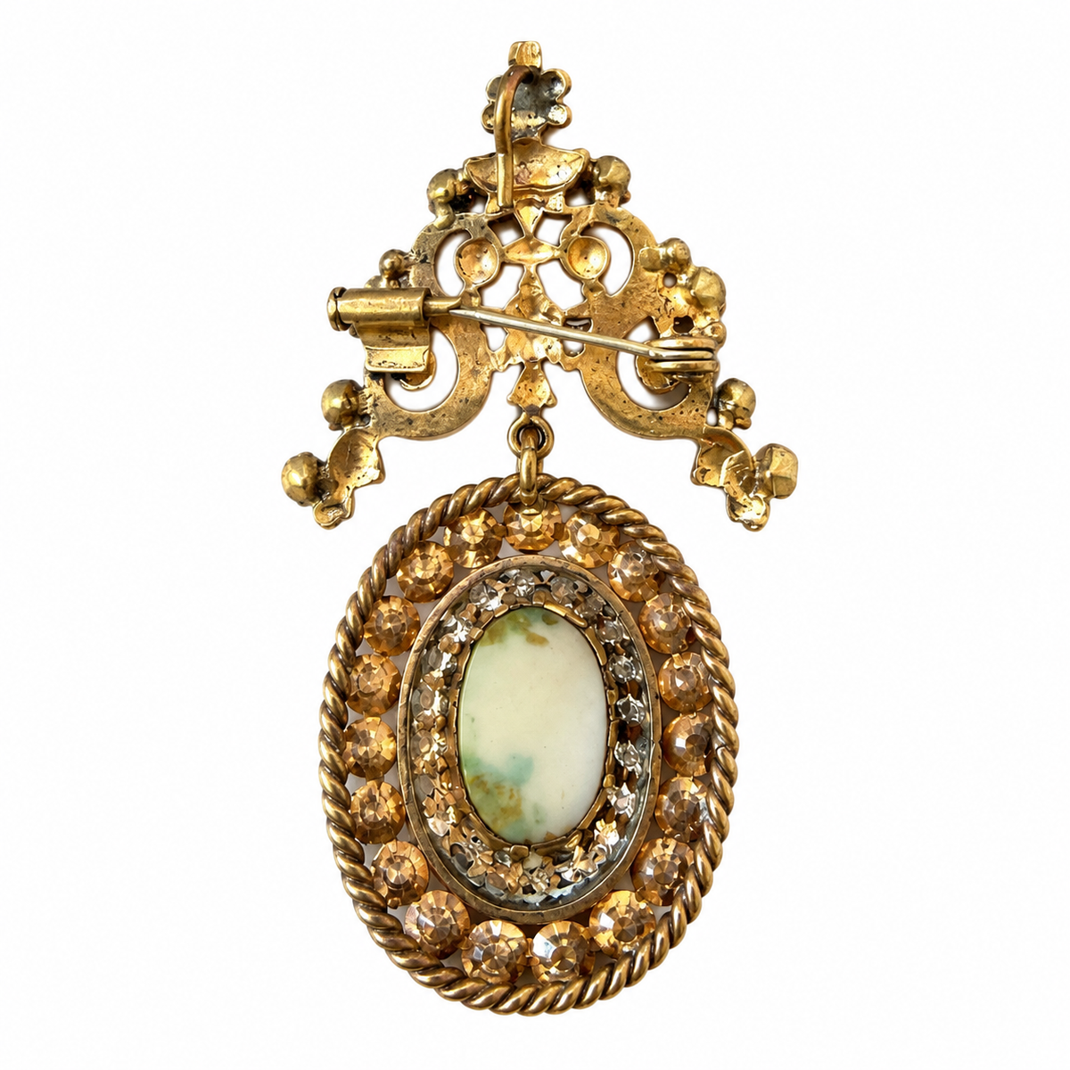 Broche - pendentif "Victorian Revival"