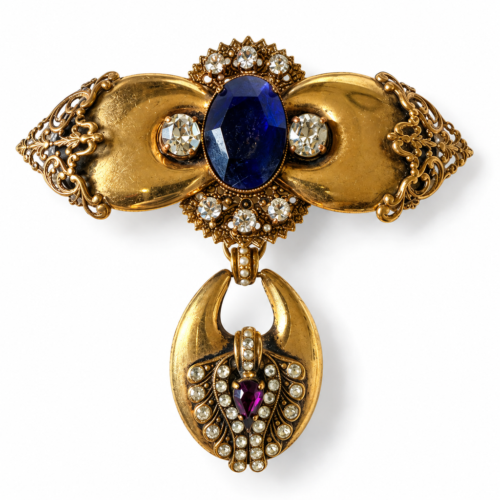 Broche spectaculaire Italienne