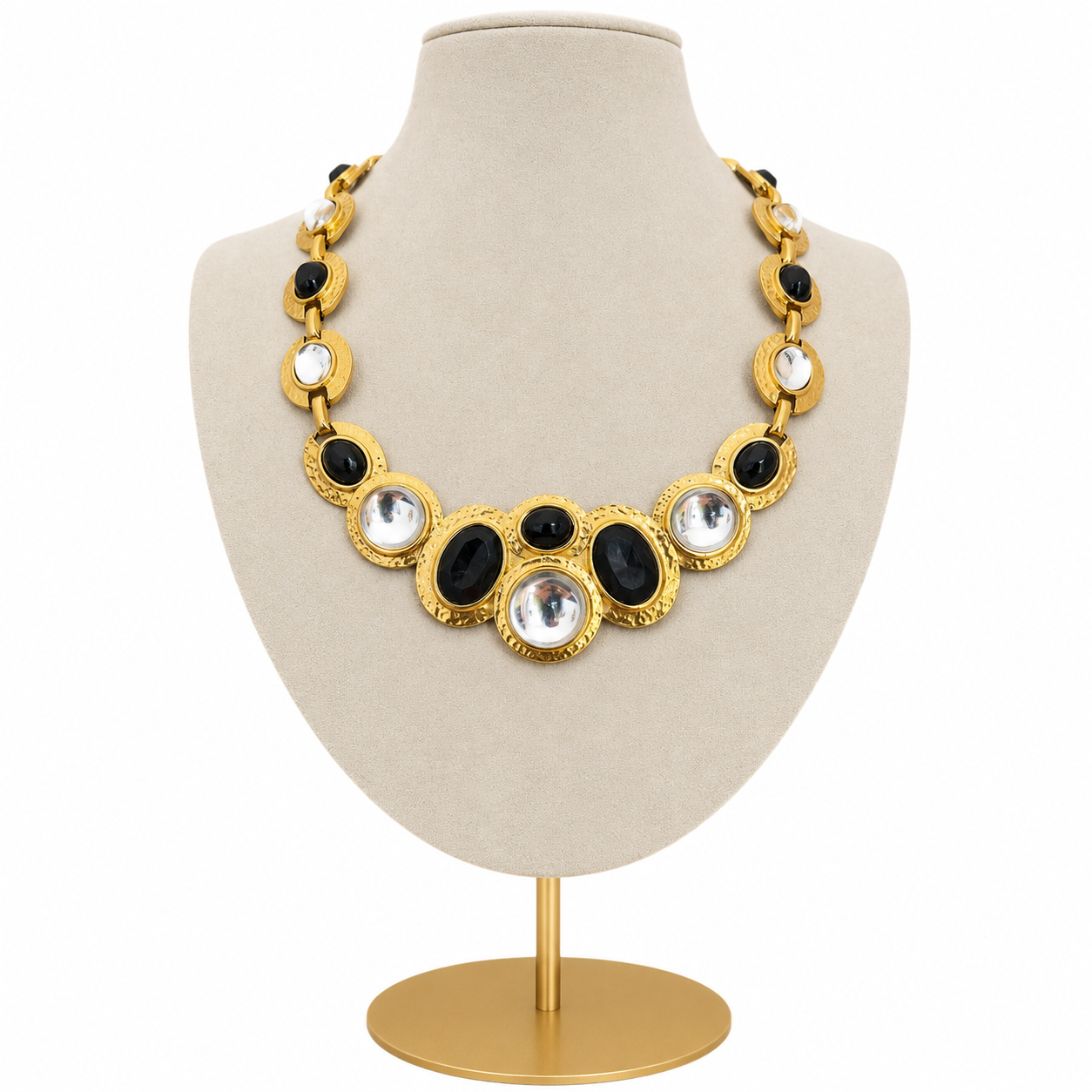 Collier Plastron - Sphinx - Fin 80's