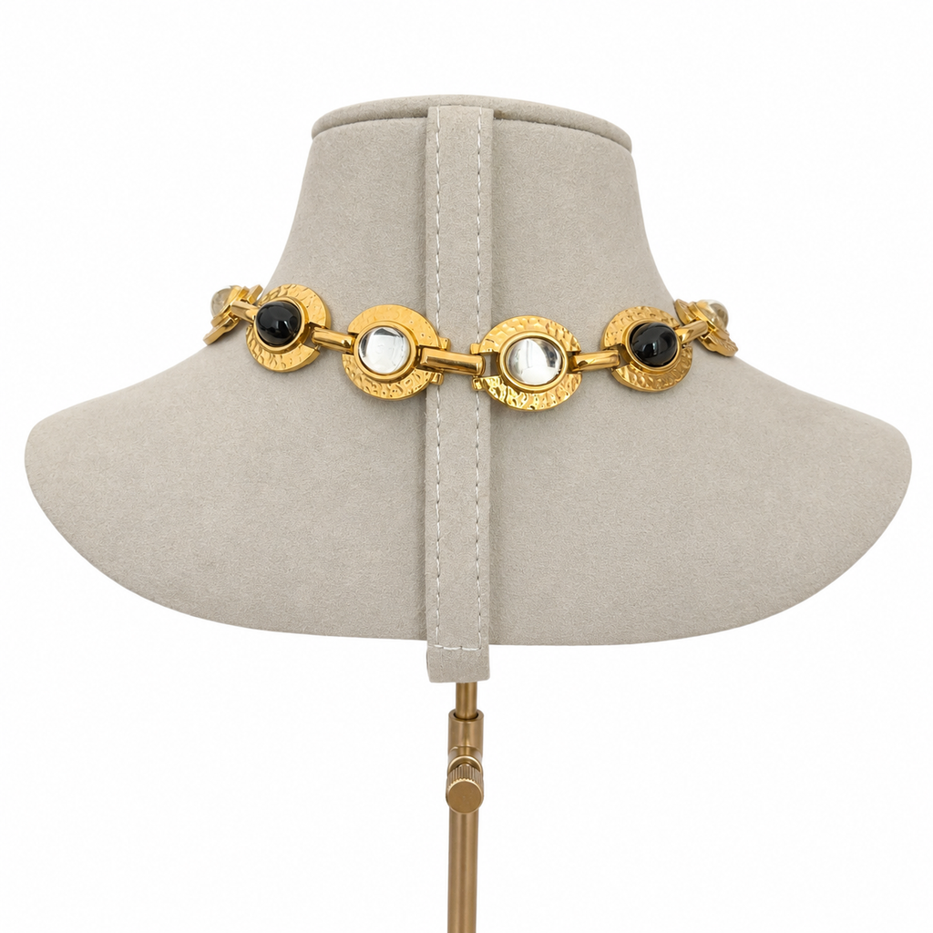 Collier Plastron - Sphinx - Fin 80's