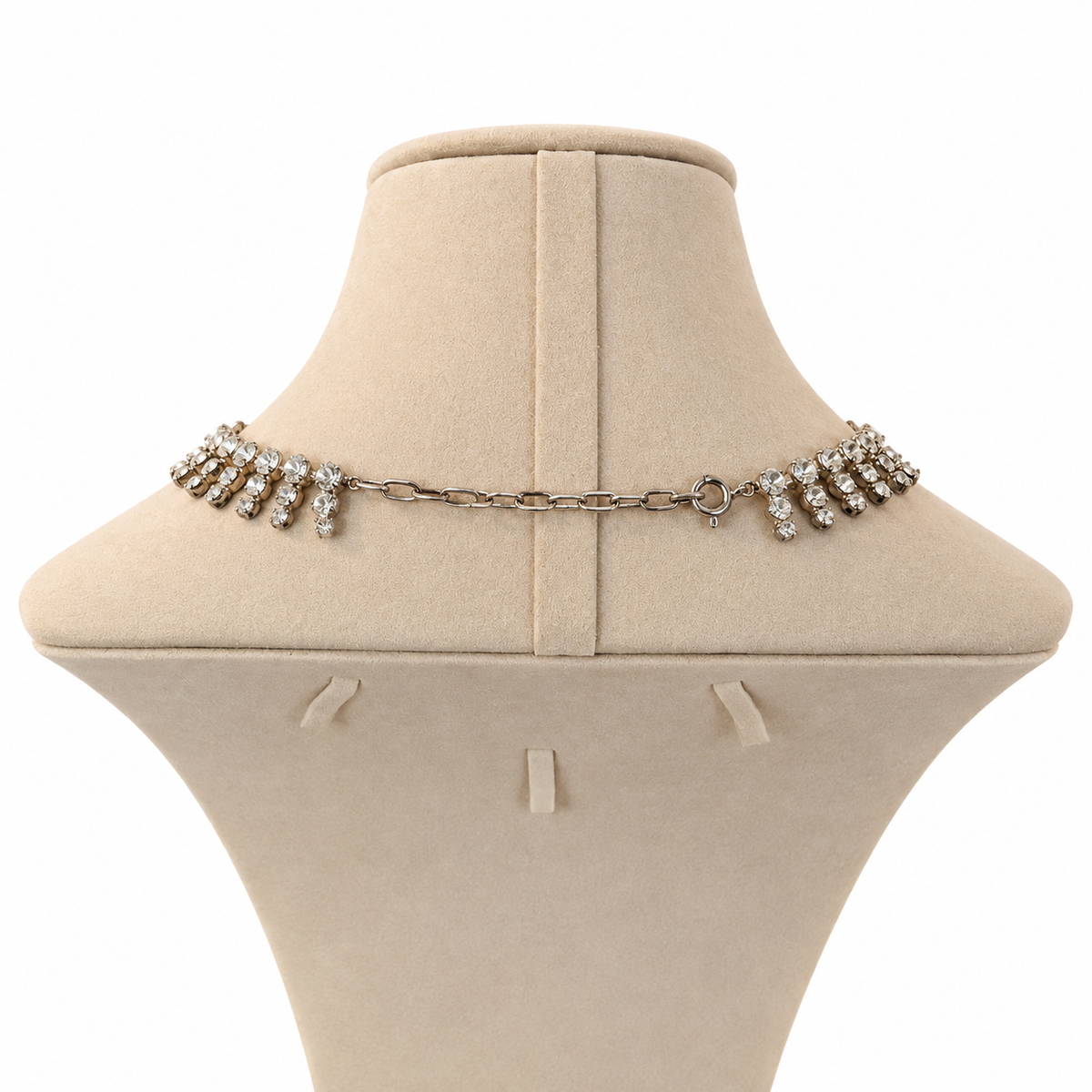 Collier rhinestone petite cascade