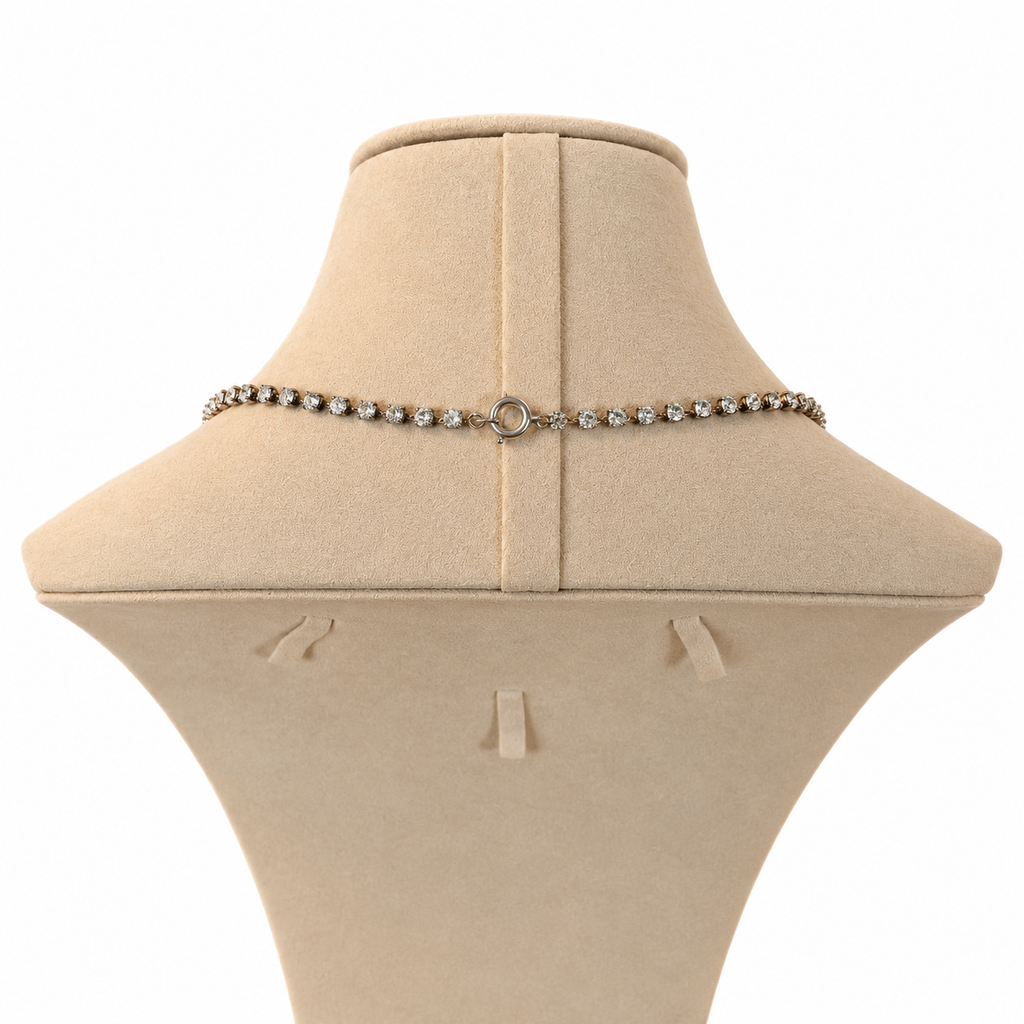 Collier Rhinestone poire