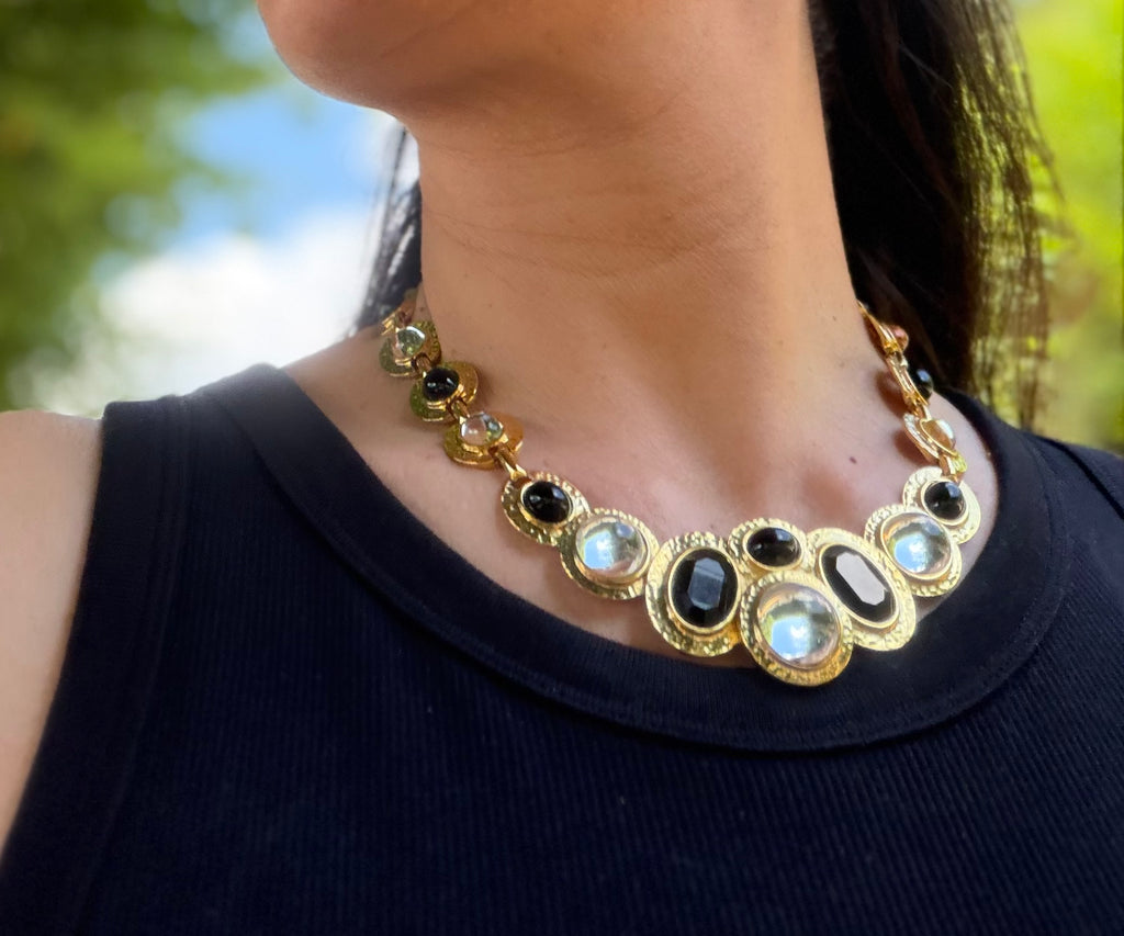 Collier Plastron - Sphinx - Fin 80's