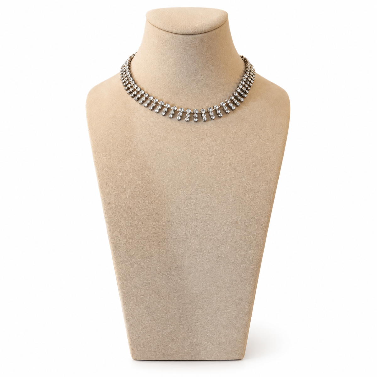Collier rhinestone petite cascade