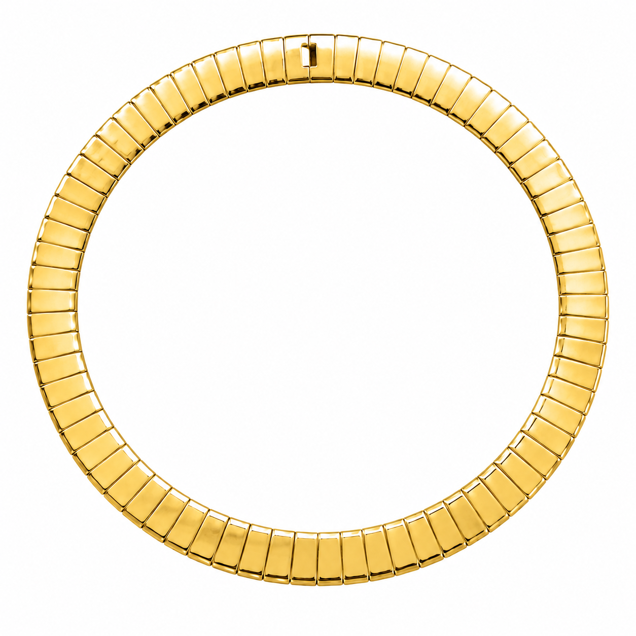 Collier torque maille serpent
