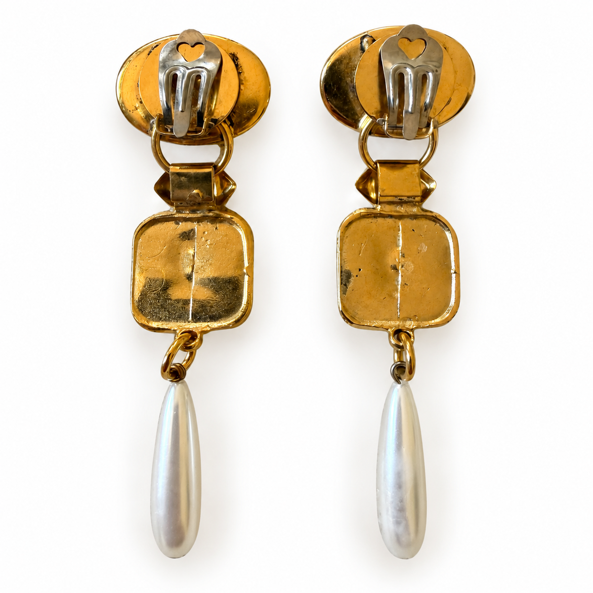 Boucles d'oreilles perles allongées