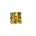 Broche Vintage Dorée Texturée  – Bijou Chic